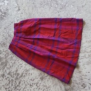 Pendleton Vintage Wool Plaid Midi Skirt